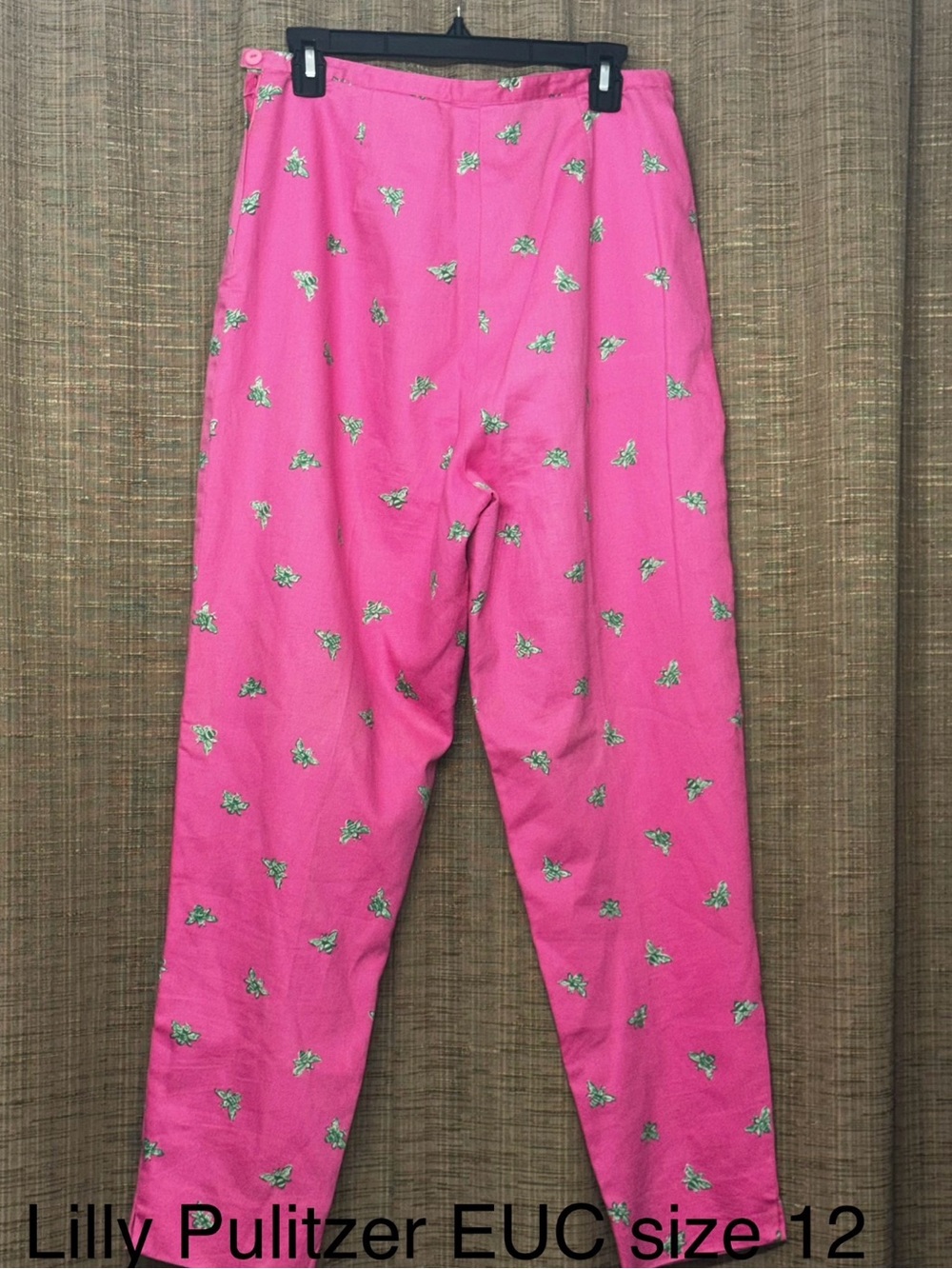 Lilly Pulitzer Pink Bee Print Pants